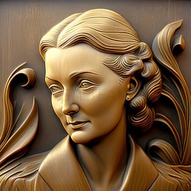 3D model Mrs Danvers RebeccaJudith Anderson (STL)